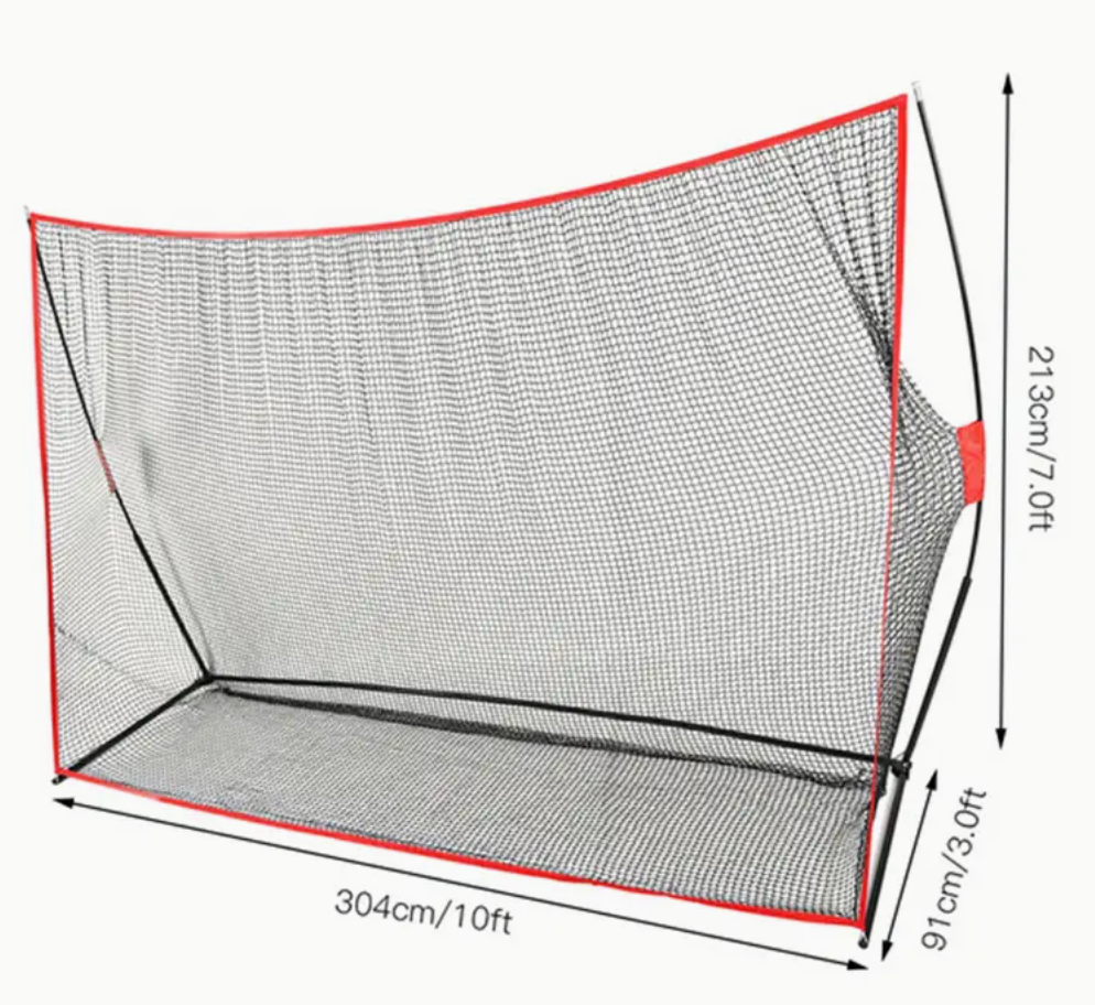 1set Golf Net 10x7ft Portable Golf Practice Net w/ Carry Bag