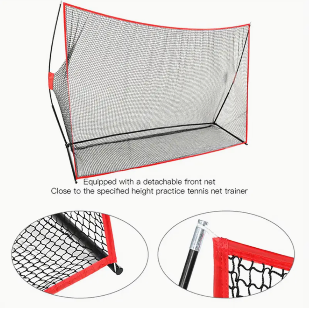 1set Golf Net 10x7ft Portable Golf Practice Net w/ Carry Bag